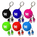 Macaroon earbud with keyring